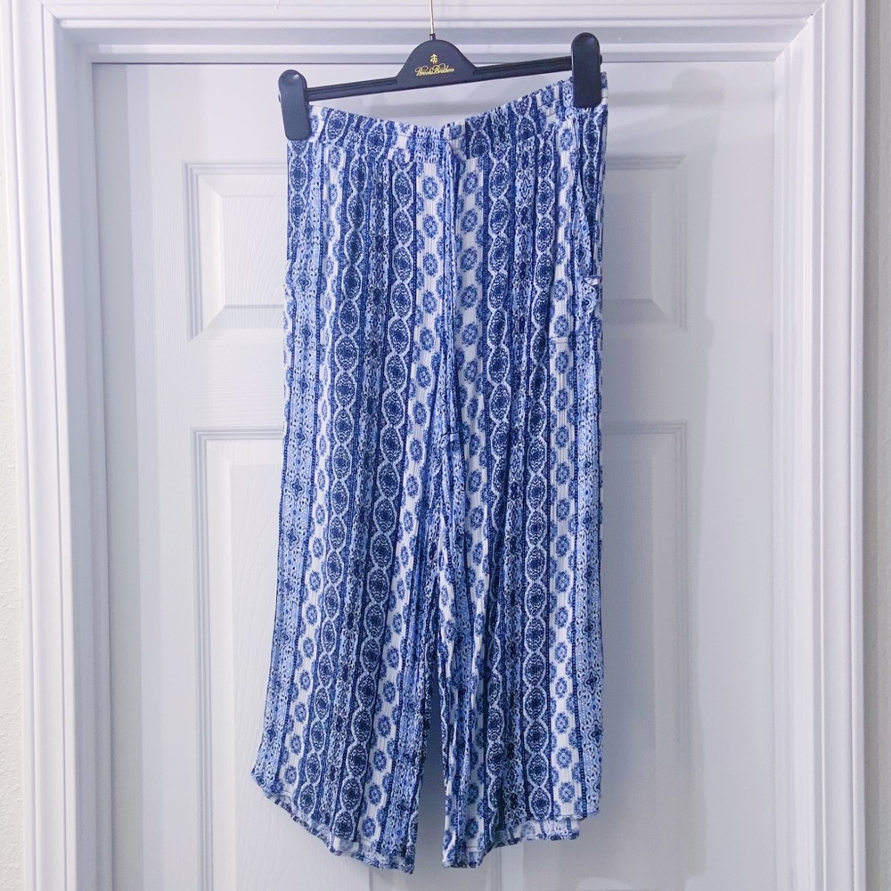 NWOT Gaucho Blue Pants